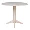 International Concepts Round 42 in Rd Dual Drop Leaf Pedestal Table, 36.3 inH, Unfinished, Ready to Finish, 42 in W, 42 in L K-42DPT-27B-6B - alternate 9